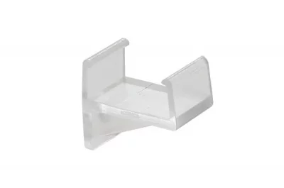 Клипса для профиля 1707 угловая, транспарент