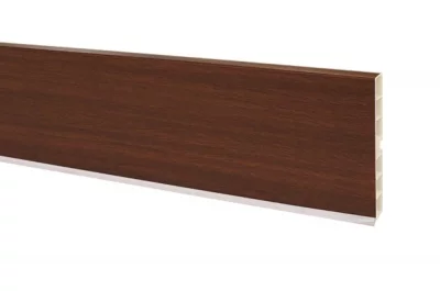 1565 Цоколь ПВХ H.100, L=4000, орех античный NEW