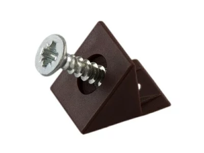 FM 03 Стяжка для задних стенок, пластик, винт, коричневый