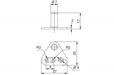 Штифт для замка