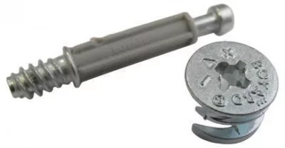 Boyard: Эксцентрик 15х10мм, дюбель с резьбой 6,3x11мм ST01/48/6/Zn/01