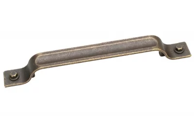 Ручка-скоба 160мм, отделка бронза античная темная