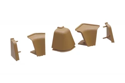 Комплект угловых элементов для овального бортика 55\63, цвет песочный