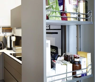 Kessebohmer: Диспенса ТИТАН, высота 1600-2000, для ширины фасада 300, 5 сеток