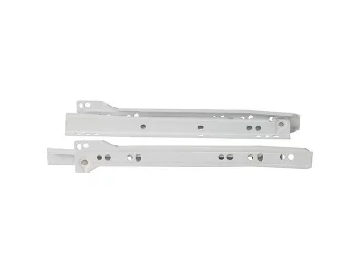 Направляющие роликовые Firmax длина 400 мм, белые, RAL9003, (4 части)