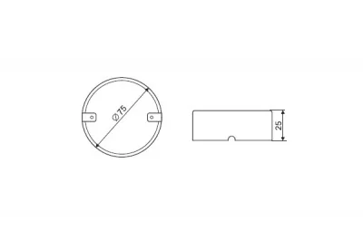 Расширитель для светильника Астра, отделка золото шлифованное