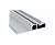PS19 Вертик. профиль-ручка широк., серебро, L-3000: PR1933009PR-S