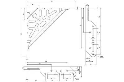 Стяжка для каркаса кровати, отделка цинк