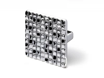 Hettich: 9113400: Prodecor, ручка Matera, межосевое расстояние 32 мм, под хром глянцевый