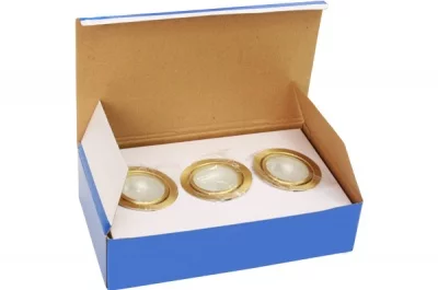 Светильник Астра 3, отделка золото шлифованное (комплект из 3-х штук) Светильник Астра 3, отделка золото шлифованное (комплект из 3-х штук)