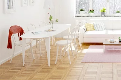 Нога для стола Милан, h.720, отделка белый бархат (матовый)