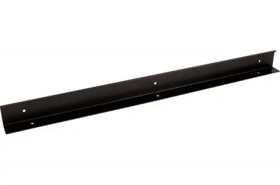 Кронштейн 600 мм для крепления столешницы H.38,8мм к стене, отделка черный бархат (матовый)