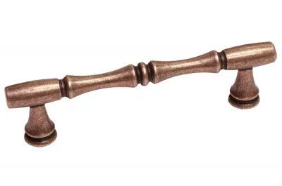 Ручка-скоба 96мм, отделка медь античная кантри Ручка-скоба 96мм, отделка медь античная кантри