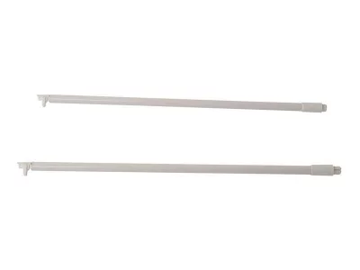 Рейлинги Firmax длина 400 мм, круглые средние для ящика Newline, белые