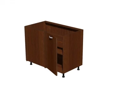 Корпус под мойку угловой (с фальшпанелью) 1200*560*720