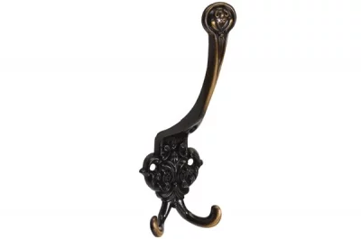 Вешалка, отделка черненая латунь