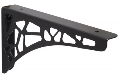 Менсолодержатель «Париж», отделка черный бархат (матовый), комплект 2 штуки