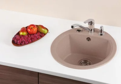 Schock: 700664 Мойка Eclipse 45 Cristalite, корз.клапан Цвет: лунный камень