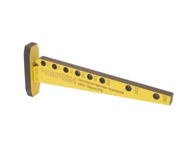 Мебельный кондуктор "угольник малый " шаг 25/50 диаметр втулки 7 мм, МК-16