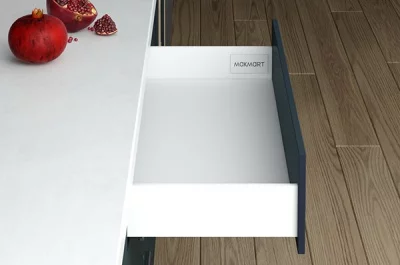 Комплект ящика Indigo H=90, L=500, отделка белая: M-IND2.KIT.500A.WH