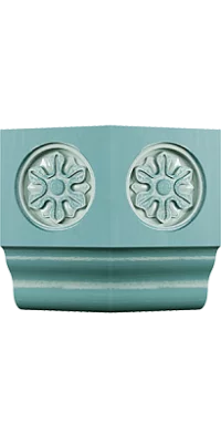 Накладка на ФН фигурный внешний угол 135, коллекция Афродита