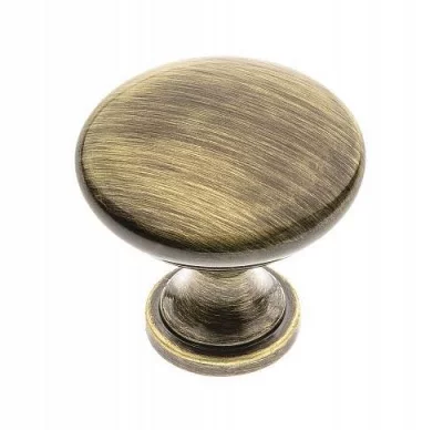 GTV: Ручка-кнопка TERNI, брашированная латунь GZ-TERNI-1-09