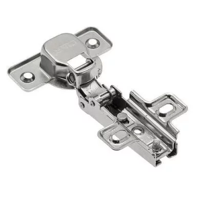 GTV: Петля накладная GTV Ø35 с ответной планкой H=2 без евро шурупа, сверление - 45мм вес-60 гр ZP-BICN092BE