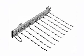 GTV: Вешалка для брюк - БОКОВОЙ КРЕПЕЖ левый 330x467x100 WW-WSLO00-01