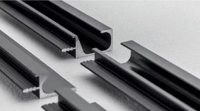 GTV: Профиль набивной С, L=3,5 м, черный мат., цена за 3,5м PA-0242-35-50-20M