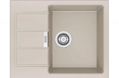 Мойка Sirius SID 611-62/44, цвет кофе, выпуск 3,5", вентиль-автомат, скрытый перелив, сифон в комплекте Мойка Sirius SID 611-62/44, цвет кофе, выпуск 3,5", вентиль-автомат, скрытый перелив, сифон в комплекте