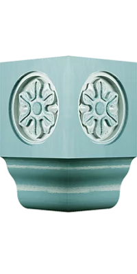 Накладка на ФН фигурный внешний угол 90, коллекция Афродита