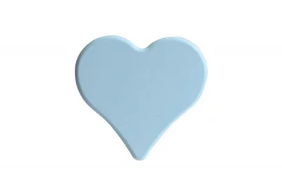 Ручка-кнопка 32 мм, 68*60, отделка голубая