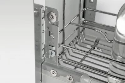 Сетка в базу 1200 выдвижная с доводчиком, отделка хром