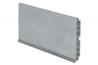 79 Цоколь ПВХ H.100, L=4000, под серебро