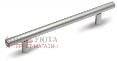 Ручка-рейлинг 128мм никель матовый: RE1006/128