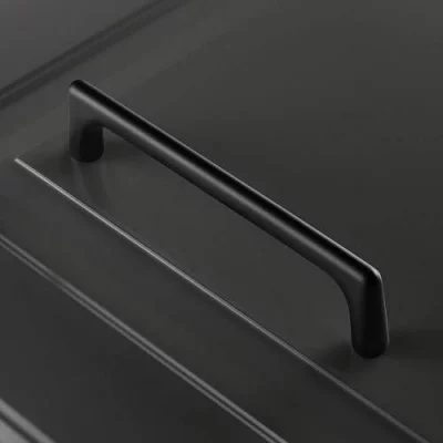 GTV: Ручка OCTAVIO L-128, черный матовый: UZ-OCTAVIO-128-20M