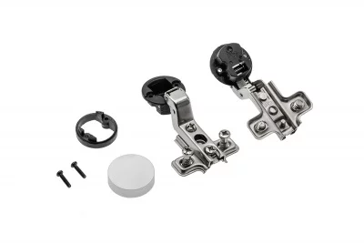 GTV: Петля GTV для стекла + ответная Планка с евро шурупом и заглушка овальная хром ZP-CIG-07UZE