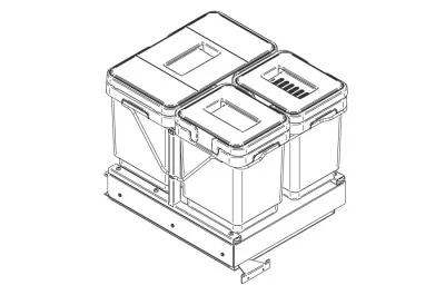 Набор для раздельного сбора мусора, в базу 450