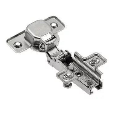 GTV: Петля накладная GTV Ø35 с ответной планкой H=2 с евро шурупом, сверление - 45мм вес-60 гр. ZP-BICN092ZE