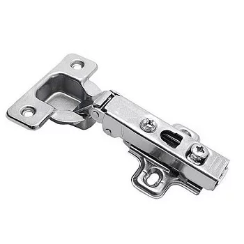 GTV: Петля накладная с клипом GTV H=0 без пружины, 45мм с эксцентриковой регулировкой без евро шурупа ZP-COCA450-BE