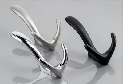 GTV: Крючок мебельный CORDOBA, черный матовый: WZ-CORDOBA-20M