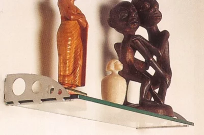 Менсолодержатель Serenissima 24, отделка серебро, комплект 2 штуки