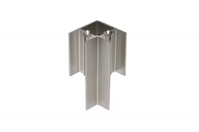 Угол 90&quot; внутренний, отделка сталь шлифованная