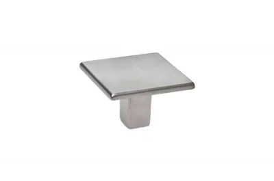 Ручка-кнопка, отделка хром матовый