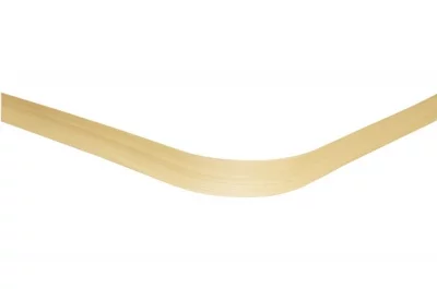 8040 Закругление для цоколя ПВХ Н.100, шпон абачи