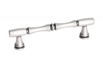 Ручка-скоба 96мм, отделка старое серебро с блеском: WMN.766X.096.M00E8