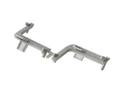 Комплект угловых элементов 90° (внешний+внутренний) верхнего профиля GOLA Alphalux , пластик, серый