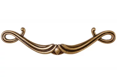 Ручка-скоба 64мм, отделка бронза античная "Флоренция"