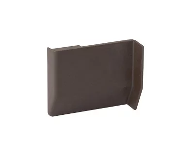 Накладка декоративная для навеса шкафа 801000400SX, коричневая, левая