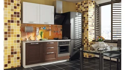 Кухонный гарнитур длиной - 180 см (со шкафом НБ)